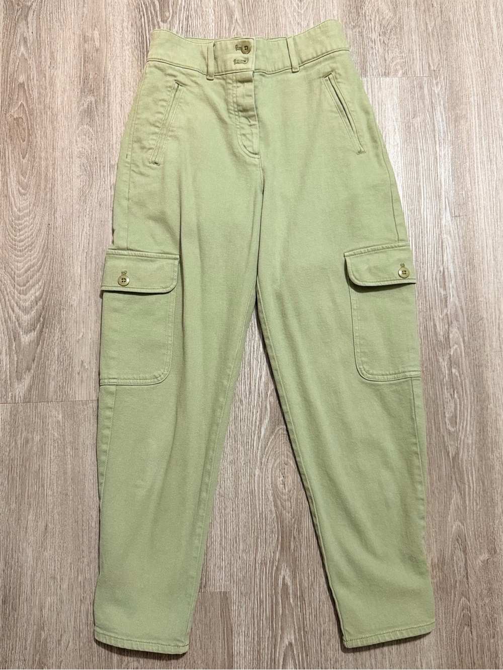Wilfred Free Aritzia Women’s Cargo Pants Size 4 Sage Green High Rise Utility